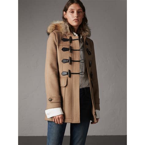 burberry ladies duffle coats.